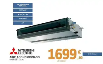 E.Leclerc MITSUBISHI ELECTRIC Aire acondicionado mgpez71vja oferta