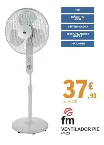 E.Leclerc FM Ventilador pie oferta