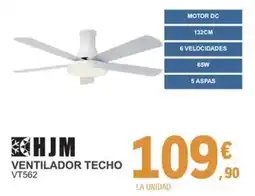 E.Leclerc HJM Ventilador techo vt562 oferta