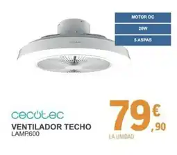 E.Leclerc CECOTEC Ventilador techo lamp.600 oferta