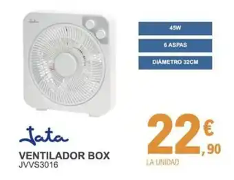 E.Leclerc JATA Ventilador box jvvs3016 oferta