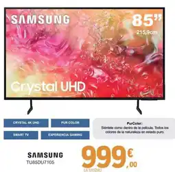 E.Leclerc SAMSUNG TU85DU7105 oferta