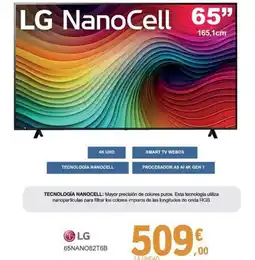 E.Leclerc LG 65NANO82T6B oferta