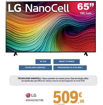 E.Leclerc LG 65NANO82T6B oferta
