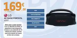 E.Leclerc LG Altavoz portátil xg8t oferta