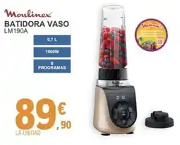 E.Leclerc MOULINEX Batidora vaso lm190a oferta