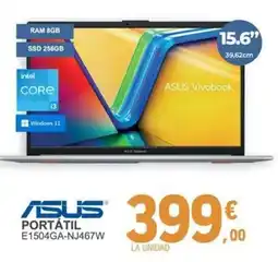 E.Leclerc ASUS Portátil e1504ga-nj467w oferta