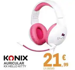 E.Leclerc KONIX Auricular kx hello kitty oferta