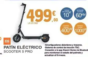 E.Leclerc Patín eléctrico scooter 5 pro oferta