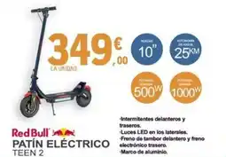 E.Leclerc RED BULL Patín eléctrico teen 2 oferta