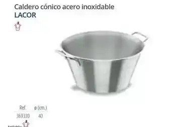 Makro Lacor - caldero cónico acero inoxidable oferta