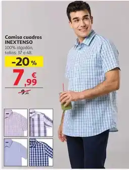 Alcampo Inextenso - camisa cuadros oferta