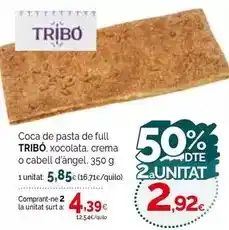 Condis Coca de pasta de full xocolata oferta