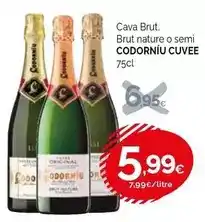Condis Brut - cava , nature o semi oferta