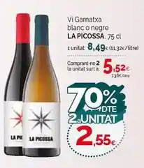 Condis La picossa - vi garnatxa blanc o negre oferta