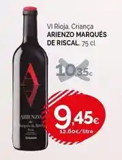 Condis Marqués de riscal - vi rioja criança oferta
