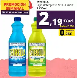 Tu Trébol Hipermercados Estrella - lwjia detergente azul-limon oferta