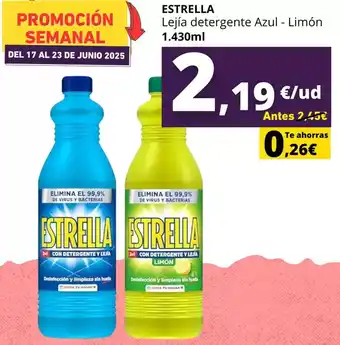 Tu Trébol Hipermercados Estrella - lwjia detergente azul-limon oferta