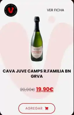 Vinalium Juve y camps reserva familia - cava bn grva oferta