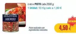 Abordo Abordo - pisto oferta