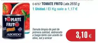 Abordo Abordo - tomate frito oferta