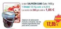 Abordo Salpicón cubo oferta