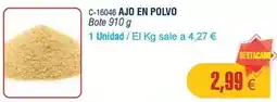 Abordo Ajo en polvo oferta