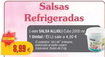 Abordo Oli - salsa allioli oferta