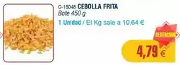 Abordo Cebolla frita oferta