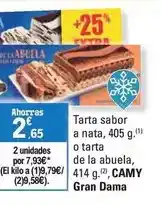 E.Leclerc La abuela - tarta sabor a nata oferta