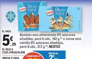 E.Leclerc Nestlé - bombón mini almendrado 0% azúcares añadidos oferta