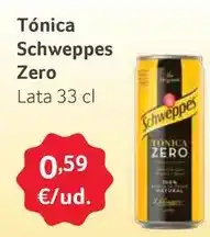 GM Cash & Carry Schweppes - tónica zero oferta