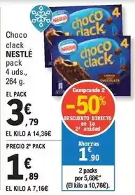 E.Leclerc Nestlé - choco clack oferta
