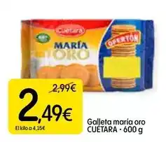 Dialprix Cuétara - galleta maria oro oferta