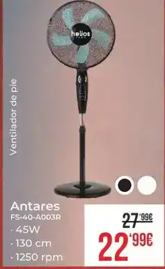 Embargos a lo bestia Helios - antares fs-40-a003r oferta