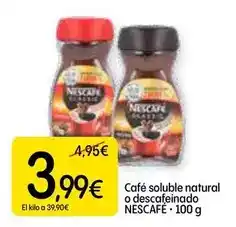 Dialprix Nescafé - cafe soluble natural o descafeinado oferta