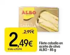 Dialprix Albo - filete caballa en aceite de oliva oferta