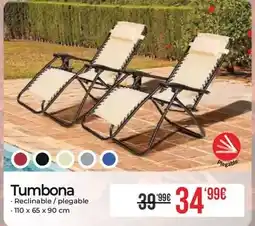 Embargos a lo bestia Tumbona oferta