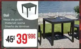 Embargos a lo bestia Mesa de jardin oferta