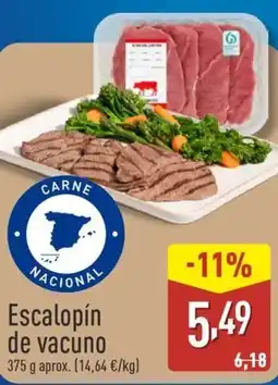 ALDI Escalopín de vacuno oferta