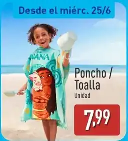 ALDI Poncho / Toalla oferta