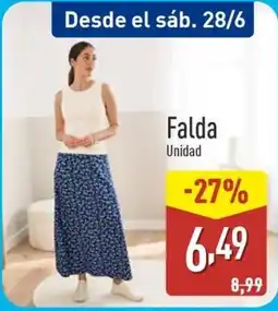 ALDI Falda oferta