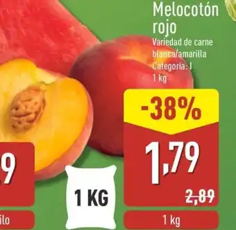 ALDI Melocotón rojo oferta