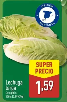 ALDI Lechuga larga oferta