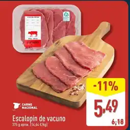 ALDI Escalopín de vacuno oferta