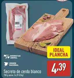 ALDI Secreto de cerdo blanco oferta