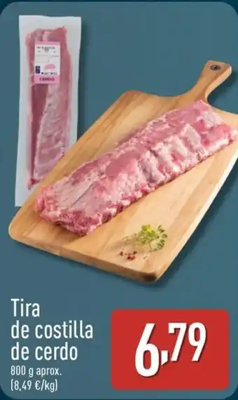 ALDI Tira de costilla de cerdo oferta