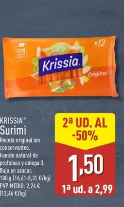 ALDI KRISSIA Surimi oferta