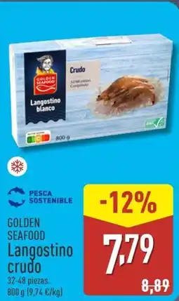 ALDI GOLDEN SEAFOOD Langostino crudo oferta
