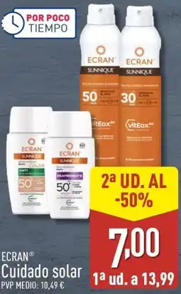 ALDI ECRAN Cuidado solar oferta